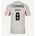 Benfica Fredrik Aursnes #8 Bortedrakt 2025-26 Korte ermer
